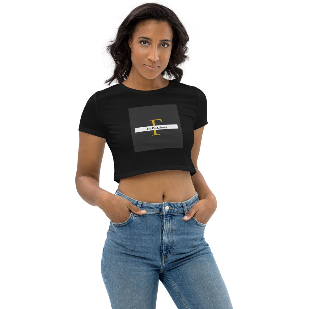 Fit, Fine, Peace Crop Top