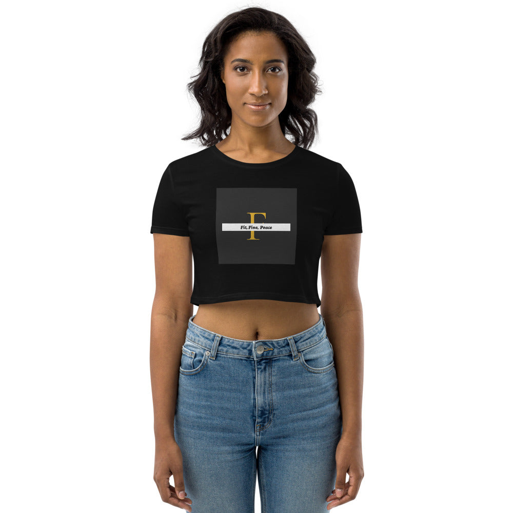 Fit, Fine, Peace Crop Top