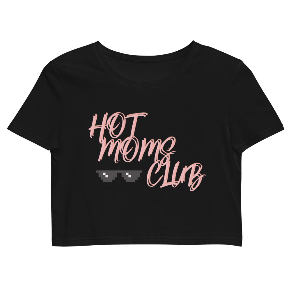 FIT,FINE, PEACE Hot Moms Club crop top