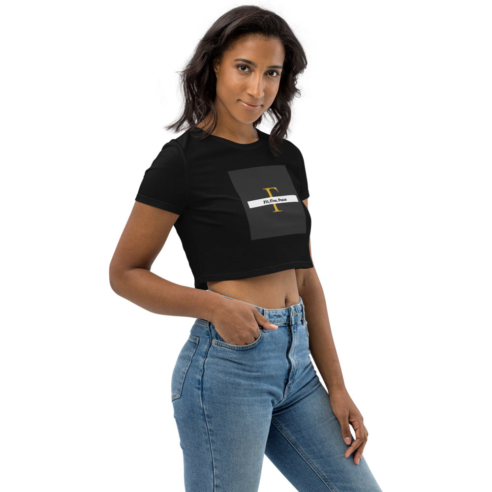 Fit, Fine, Peace Crop Top