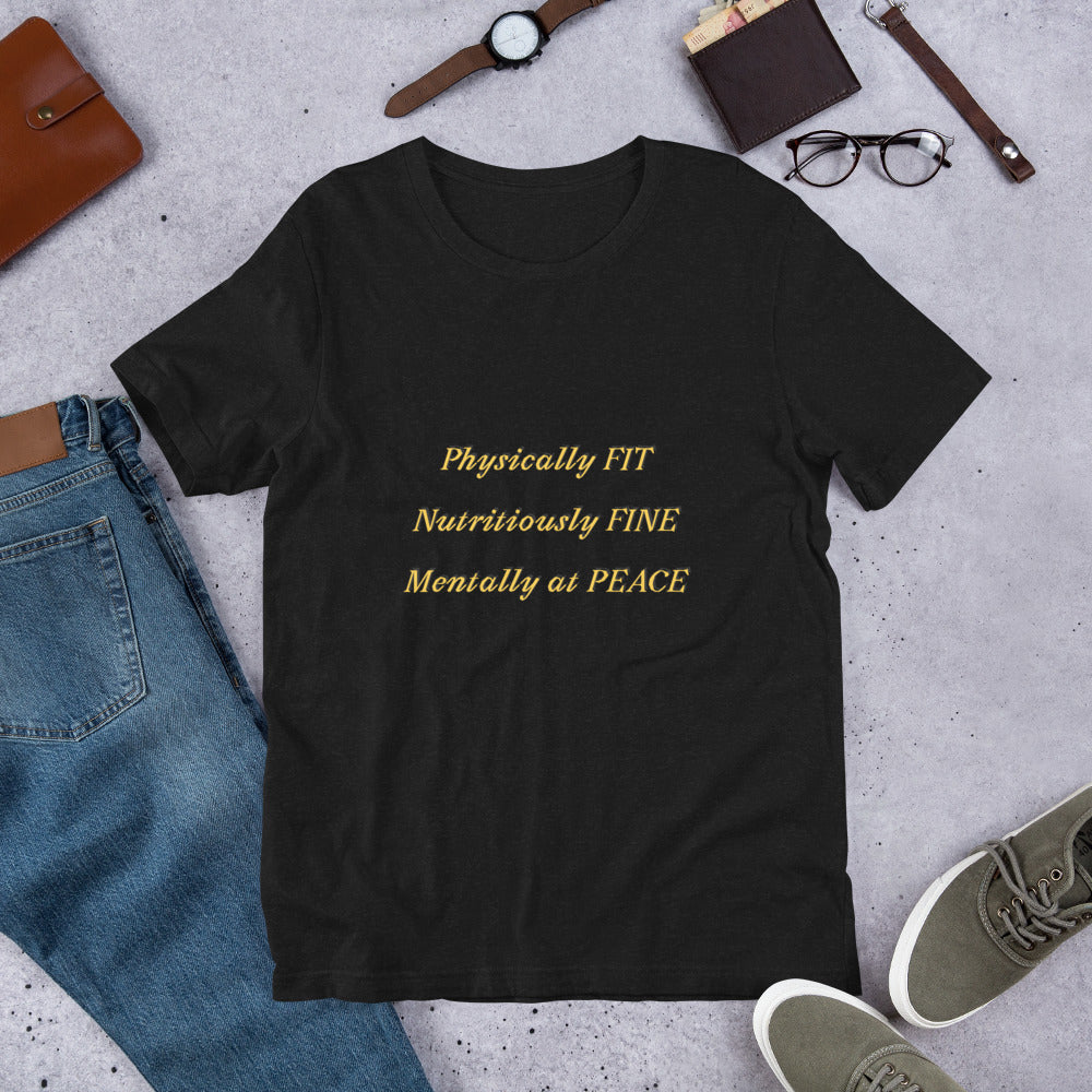 Fit Fine Peace Short-sleeve unisex t-shirt